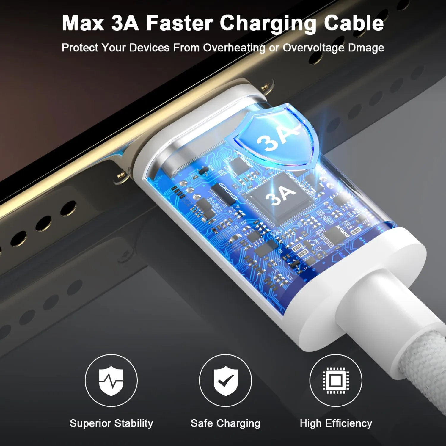 Car Carplay Cable Cord for iPhone 17 16, 4 Pack 3.3FT [MFi Certified] USB to USB C Cable iPhone 17 16 Carplay Charger Cord for iPhone 17/17 Pro/17 Pro Max/16/15/16 15 Pro Max