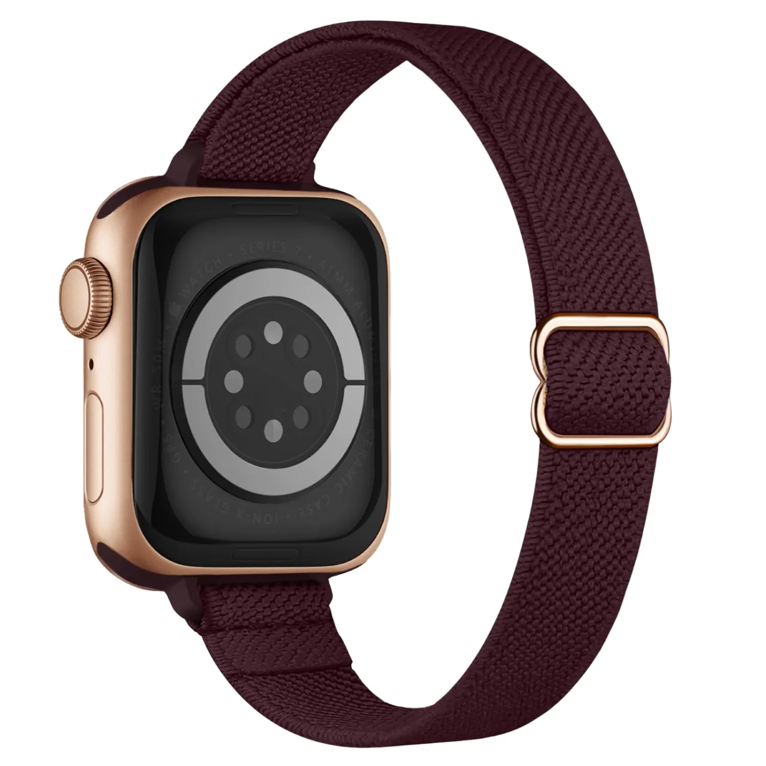 Slim Stretchy Band Compatible with Apple Watch Bands 41mm 40mm 38mm 42mm 44mm 45mm 46mm 49mm Women Men, Thin Elastic Nylon Solo Loop Sport Strap for iWatch Series 11 10 9 8 7 6 5 4 3/SE/Ultra 3 2 1
