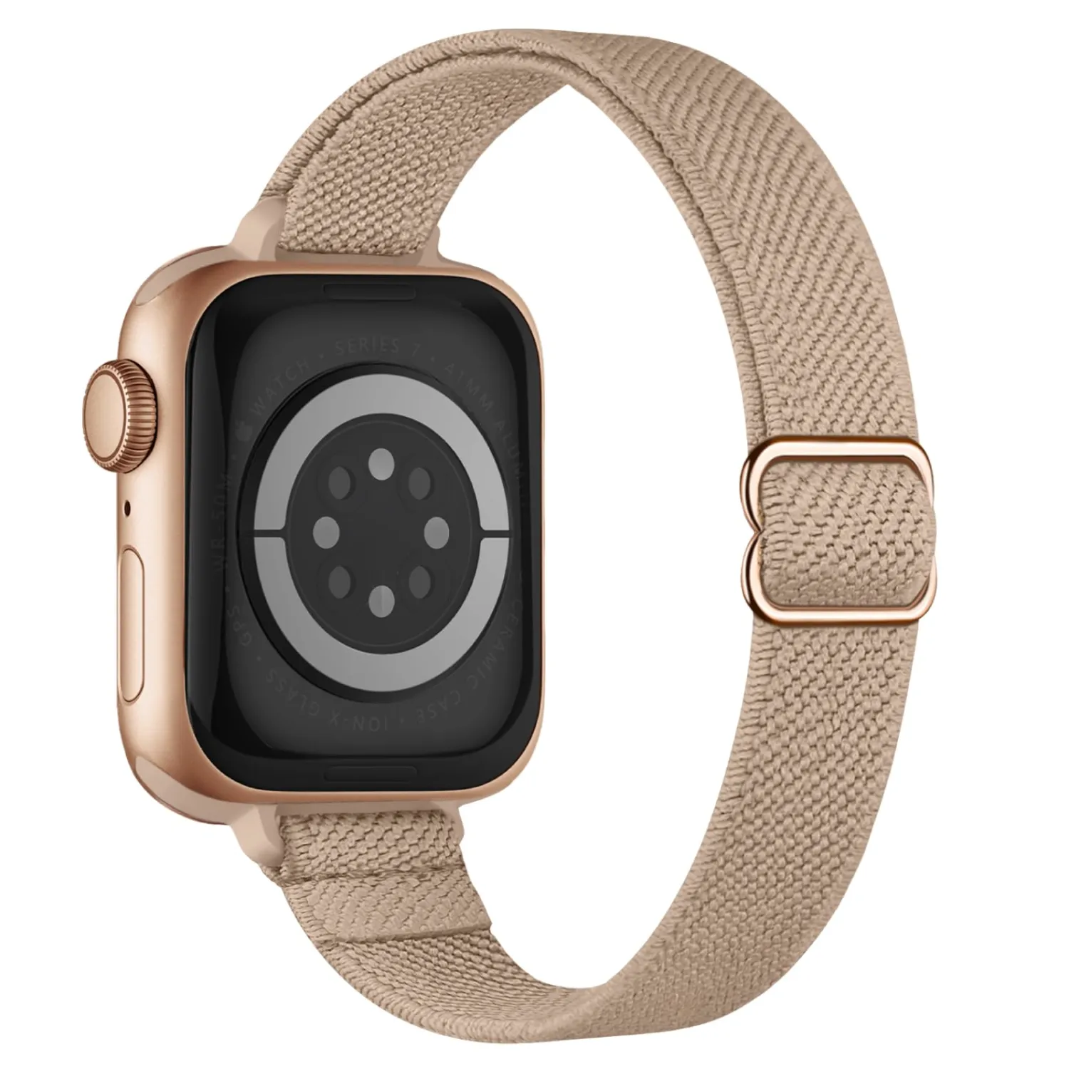 Slim Stretchy Band Compatible with Apple Watch Bands 41mm 40mm 38mm 42mm 44mm 45mm 46mm 49mm Women Men, Thin Elastic Nylon Solo Loop Sport Strap for iWatch Series 11 10 9 8 7 6 5 4 3/SE/Ultra 3 2 1