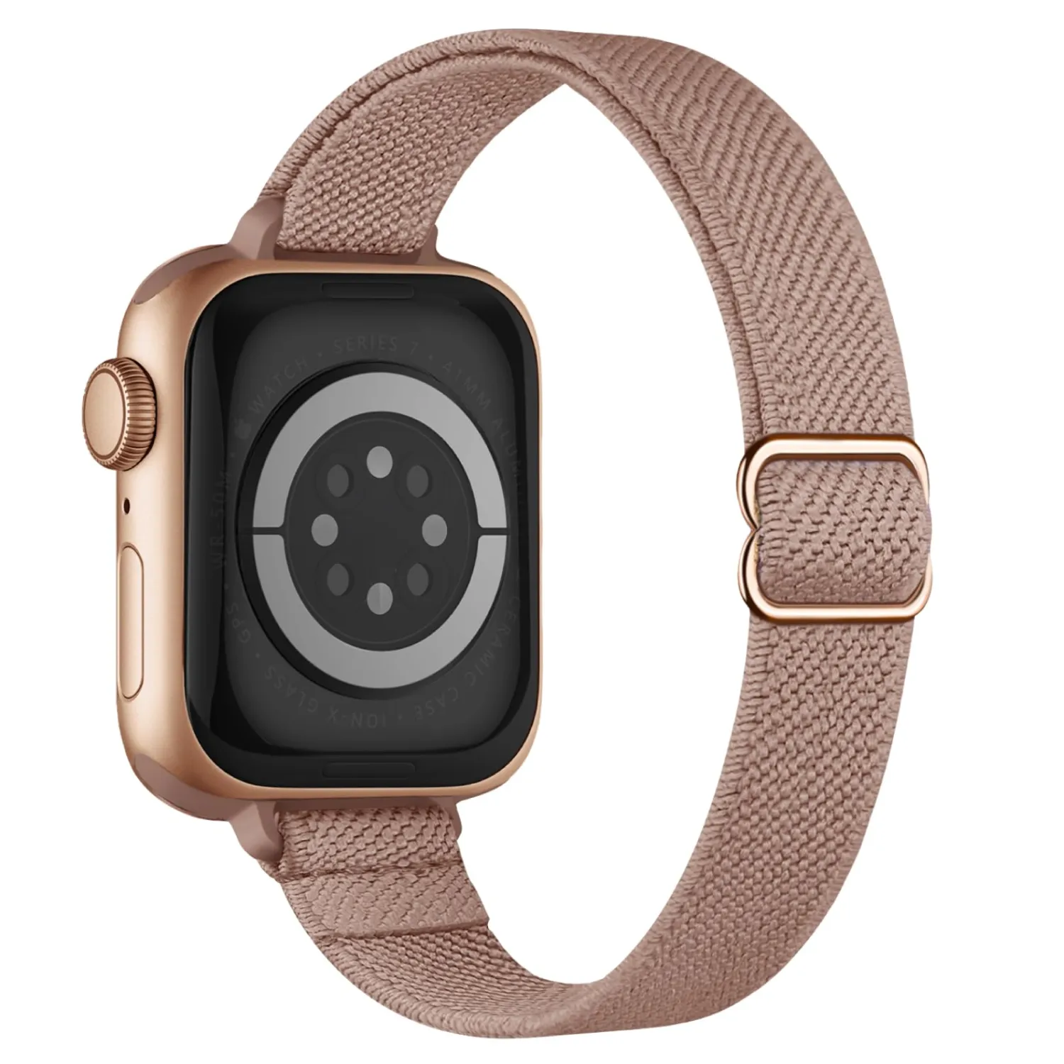 Slim Stretchy Band Compatible with Apple Watch Bands 41mm 40mm 38mm 42mm 44mm 45mm 46mm 49mm Women Men, Thin Elastic Nylon Solo Loop Sport Strap for iWatch Series 11 10 9 8 7 6 5 4 3/SE/Ultra 3 2 1