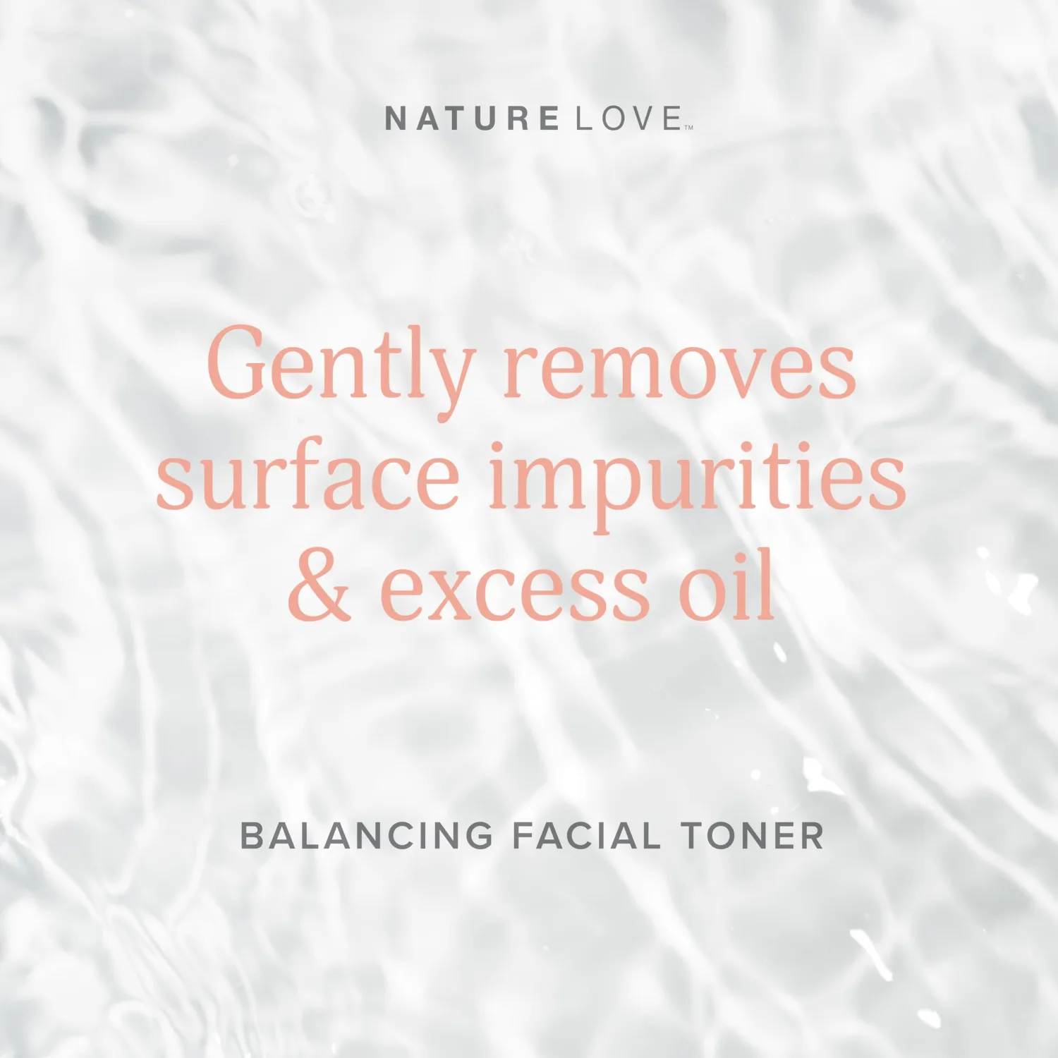 Nature Love Balancing Facial Toner - with Rosewater & Witch Hazel | Removes Excess Oil & Impurities | Paraben Free (6 Fl Oz)