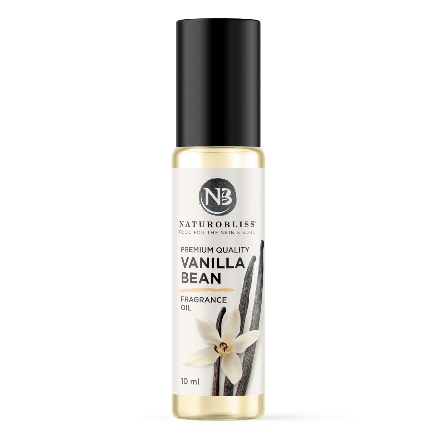 NaturoBliss Vanilla Perfume, Fragrance Oil Roll On 10 ml