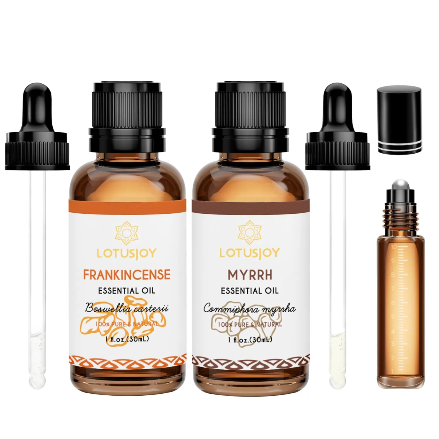 Frankincense and Myrrh Essential Oil, 100% Pure Natural, for Diffuser