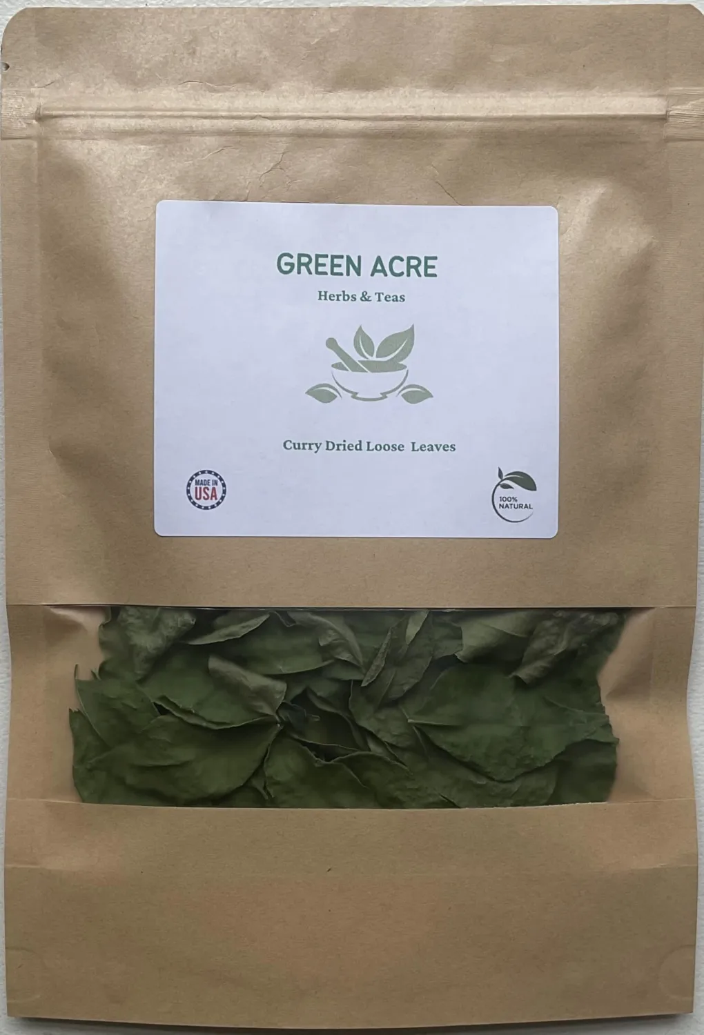 Green Acre Herbs & Teas Curry Leaves