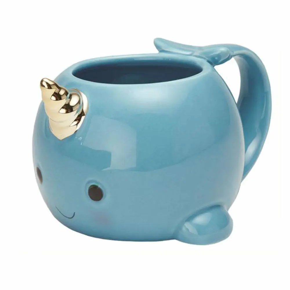 Streamline Imagined Magical Narwhal Coffee Mug, Blue