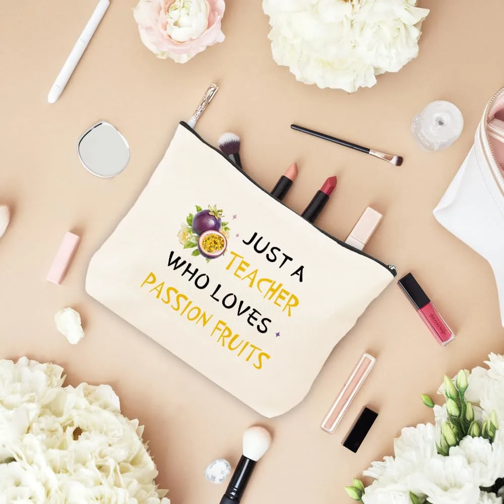 Gifts for Teachers Women - Teacher Appreciation Gifts,Christmas End of Year Birthday Valentines Retirement Passion Fruit Gift for Women,Fruit Gift,Makeup Bags,Teachers Stocking Stuffers