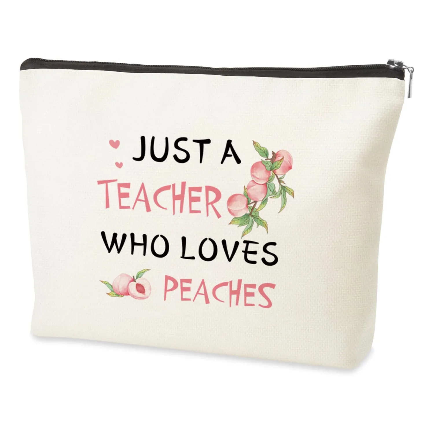 Gifts for Teachers Women - Teacher Appreciation Gifts,Christmas End of Year Birthday Valentines Retirement Peach Gift for Women,Fruit Gift,Makeup Bags,Thank You Teachers Stocking Stuffers