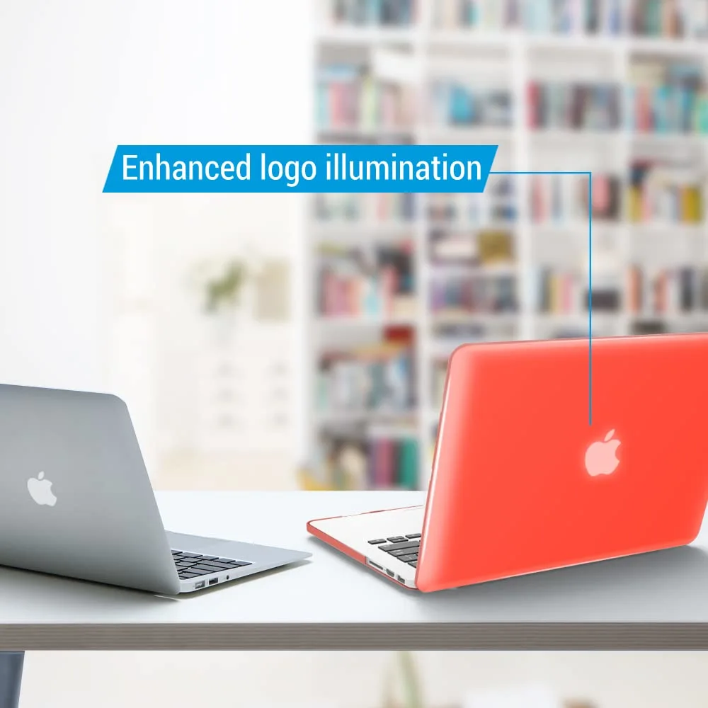 IBENZER Compatible with MacBook Pro 13 Inch Case 2015 2014 2013 end 2012 A1502 A1425, Hard Shell Case with Keyboard Cover for Old Version Mac Pro Retina 13, Red Aurora, R13MARD+1B