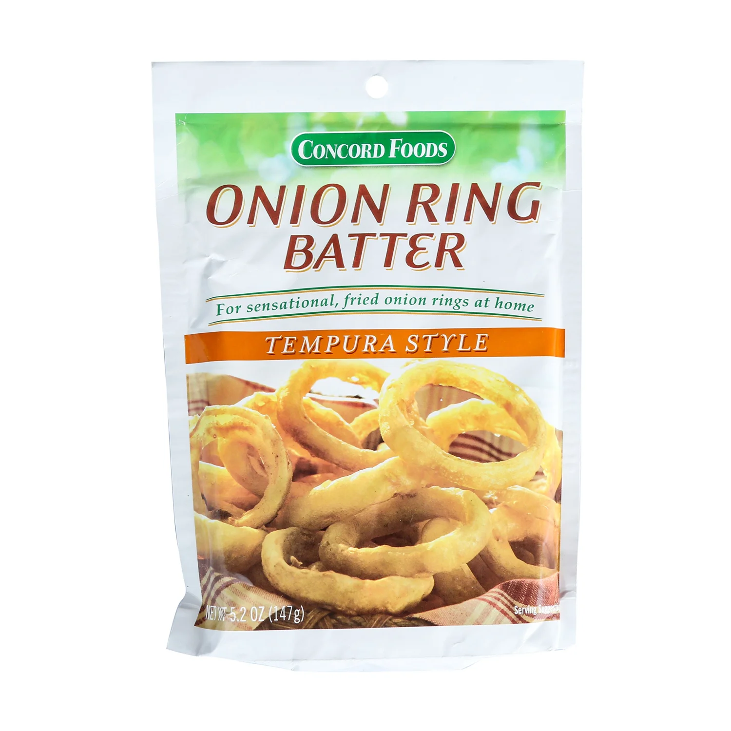 Concord Foods Onion Ring Batter Mix, 5.2-ounce pouch (5 total servings per pouch)