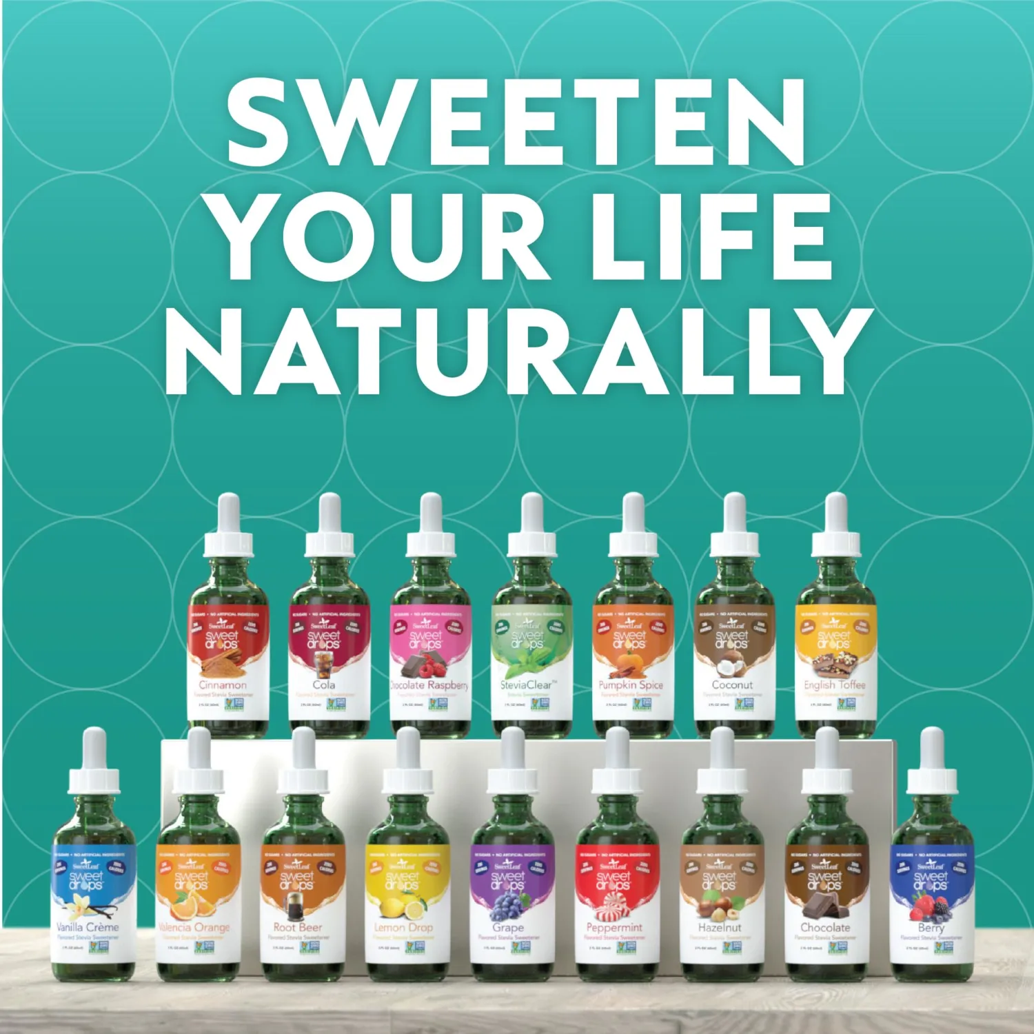 SweetLeaf Sweet Drops - Flavored Stevia Liquid Sweetener, Organic Stevia Extract, Zero Calories, Gluten Free, Keto Friendly, Non GMO, Natural Flavor - Valencia Orange, 2 Fl Oz (Pack of 1)