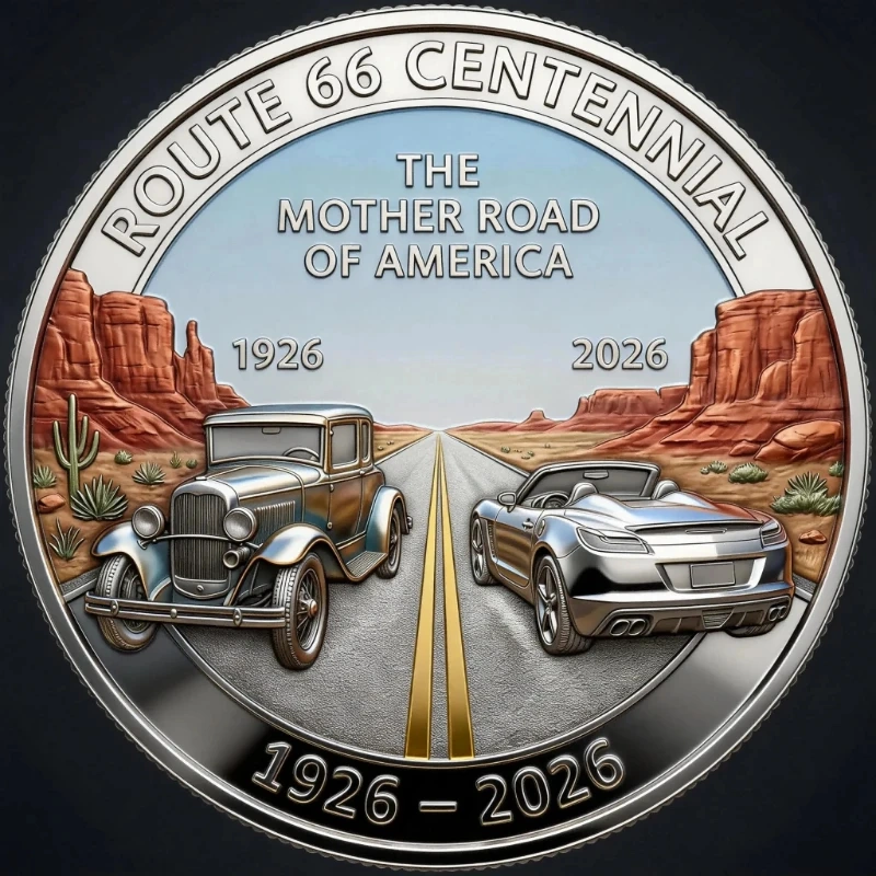 Creative 3D Embossed Commemorative Coin