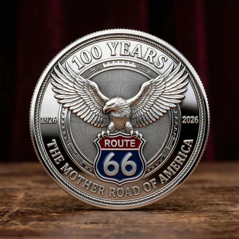 Creative 3D Embossed Commemorative Coin
