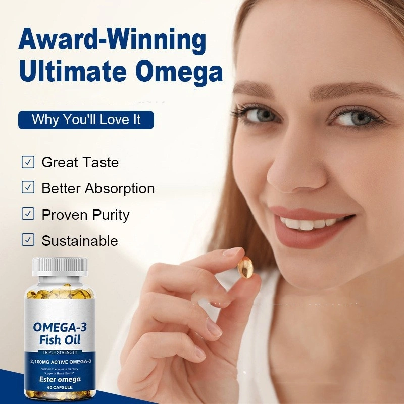 High-Concentration Deep-Sea Fish Oil Softgels