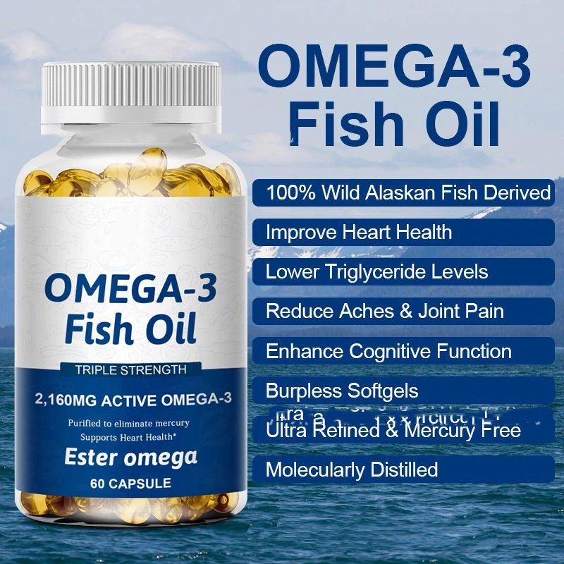 High-Concentration Deep-Sea Fish Oil Softgels