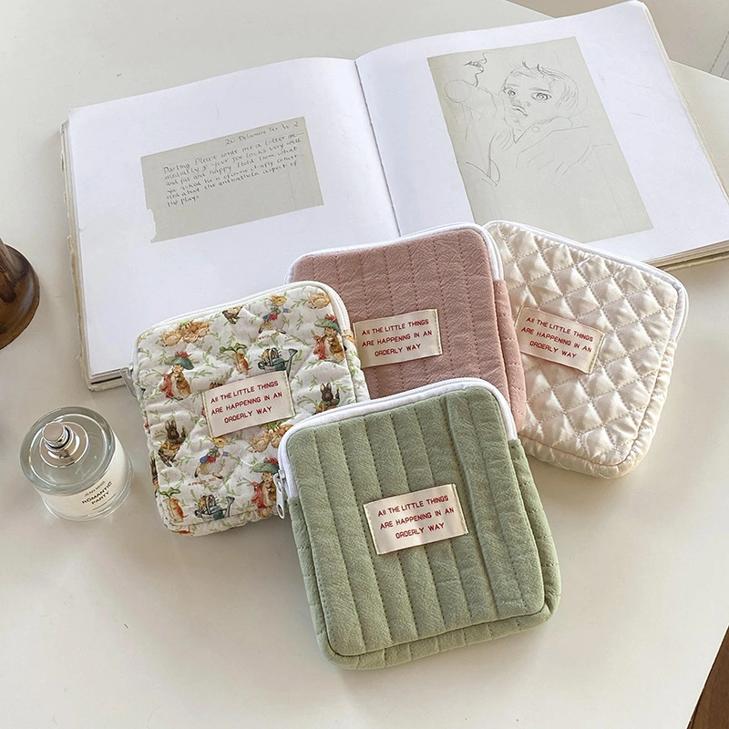 Mens And Womens Cotton Portable Printed Storage Bag