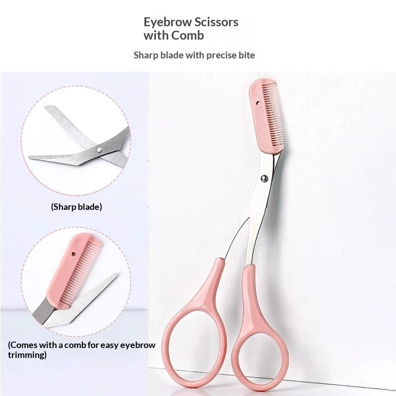 New Eyebrow Trimmer With Comb For Shaping And Trimming Eyebrows