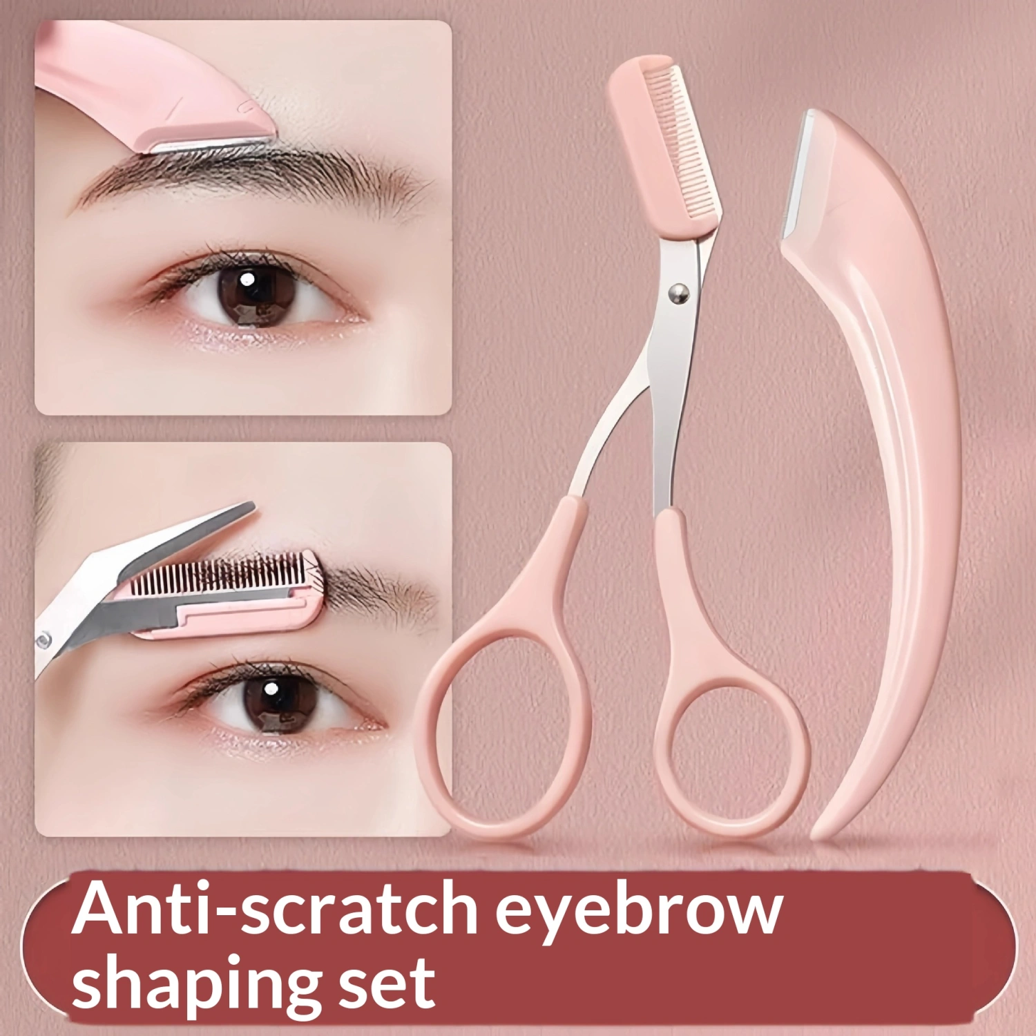 New Eyebrow Trimmer With Comb For Shaping And Trimming Eyebrows