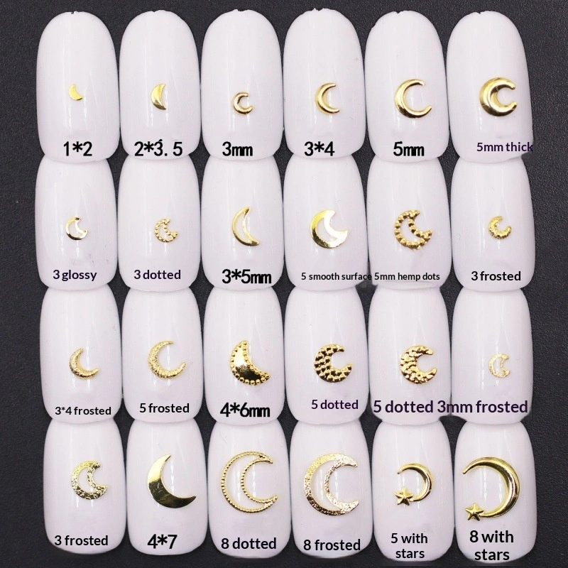 Small Rivet Decorative Accessory Gold Nail Art Five-pointed Star Embellishment