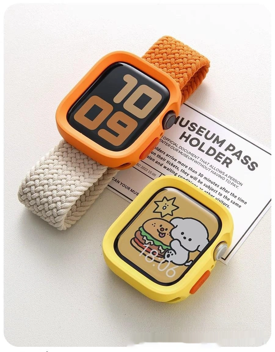Frosted Protective Electroplated Watch Case