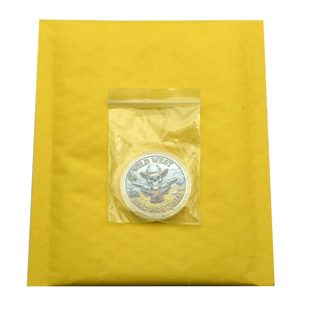 Wild West Skull Cowboy Commemorative Coin