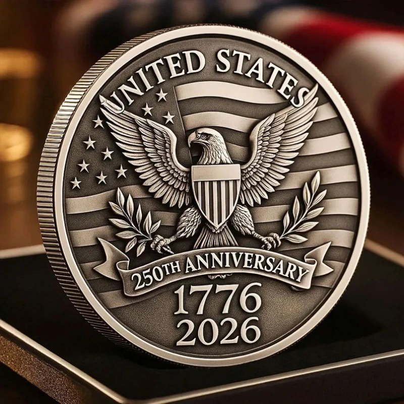 2D Flat Acrylic Commemorative Coin