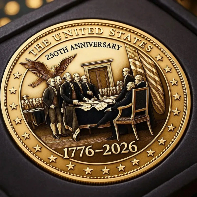 2D Flat Acrylic Commemorative Coin