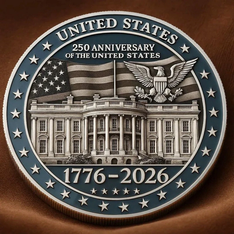 2D Flat Acrylic Commemorative Coin