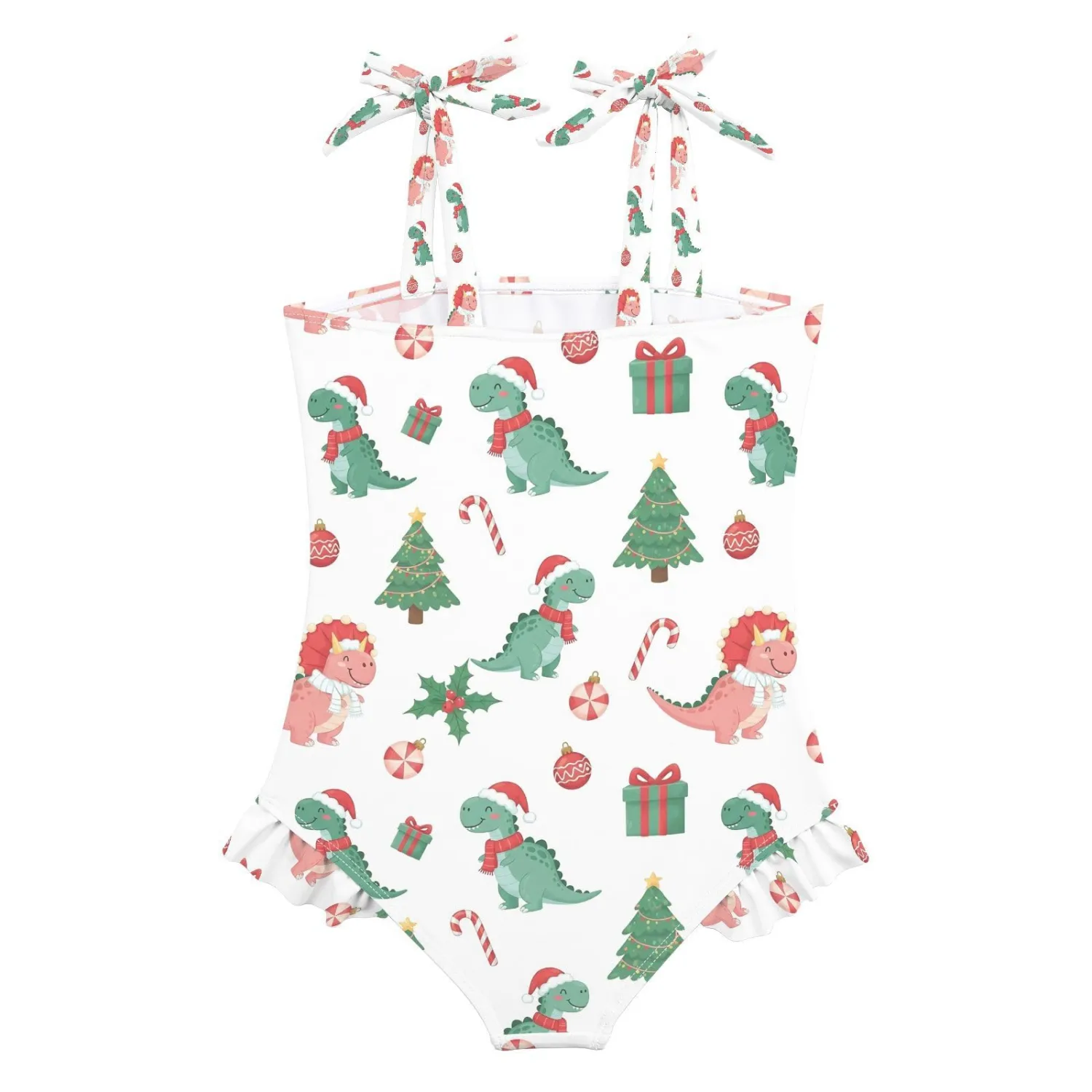 QUGRL Toddler Swimsuit Girls One Piece Swimwear Adjustable Cute Sling Bathing Suit for Beach Pool 18M-6Y