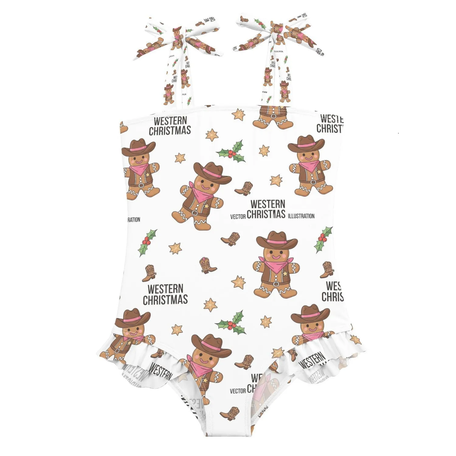 QUGRL Toddler Swimsuit Girls One Piece Swimwear Adjustable Cute Sling Bathing Suit for Beach Pool 18M-6Y