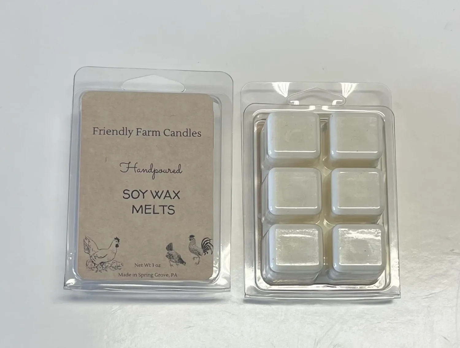 Friendly Farm Candles Soy Wax Melts, Wax Cubes Strong Scent Long Lasting (3 oz.) (Hyacinth)