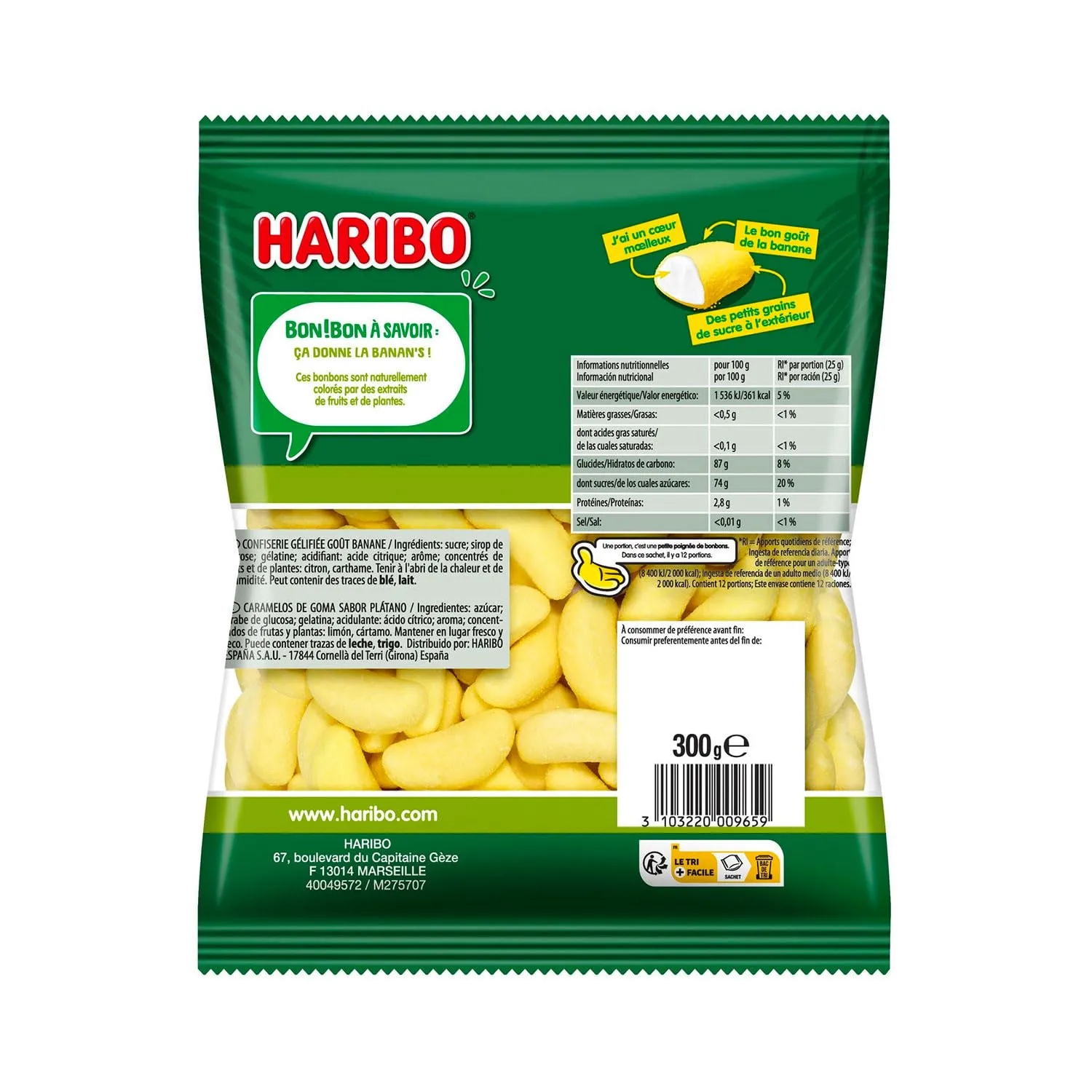 Haribo BANANAS - FRENCH version