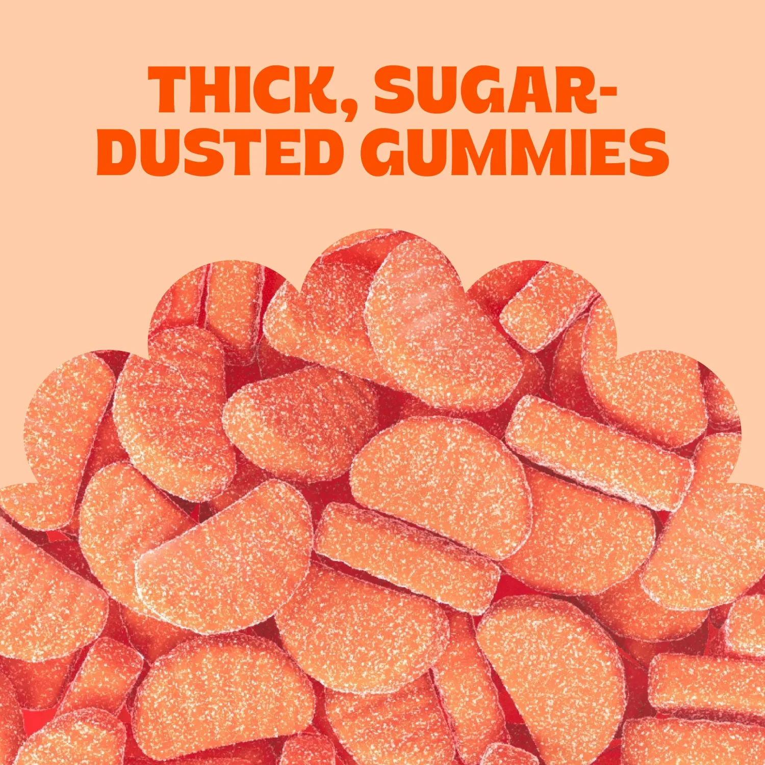 Orange Slices Candy by Cambie, 2 Pounds of Orange Candy, Mouth-Watering Gummies with a Soft and Chewy Texture