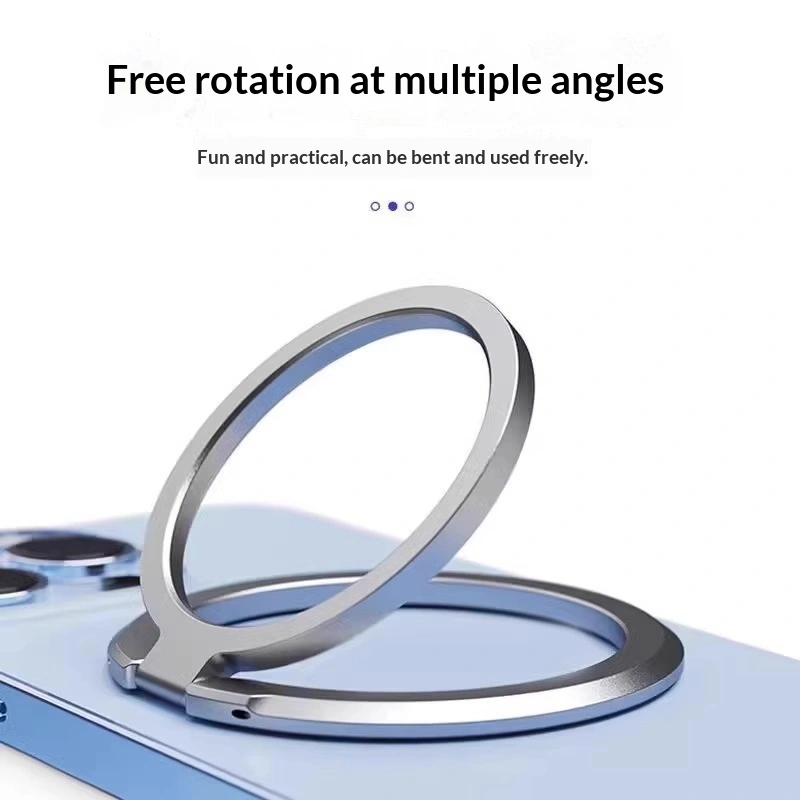 Magnetic Ring Buckle Stand Ultra-thin Desktop Phone Stand Ultra-thin Portable Multi-functional Adjustable Stand