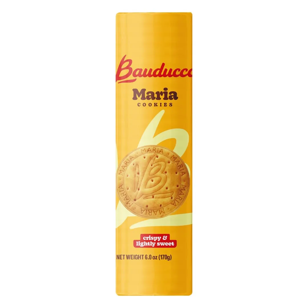 Bauducco Maria Cookies, 18.0 oz (Pack of 3) - Classic Crispy Cookies for Snacking, Coffee, or Tea - Perfect Dessert Treat with No Artificial Flavors or Colors