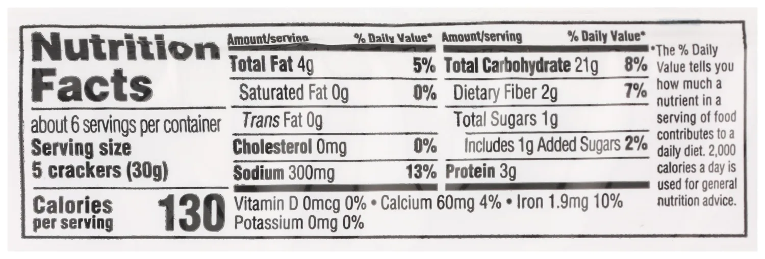 365 by Whole Foods Market, Everything Flavor Flatbread Crackers, 6.5 Ounce
