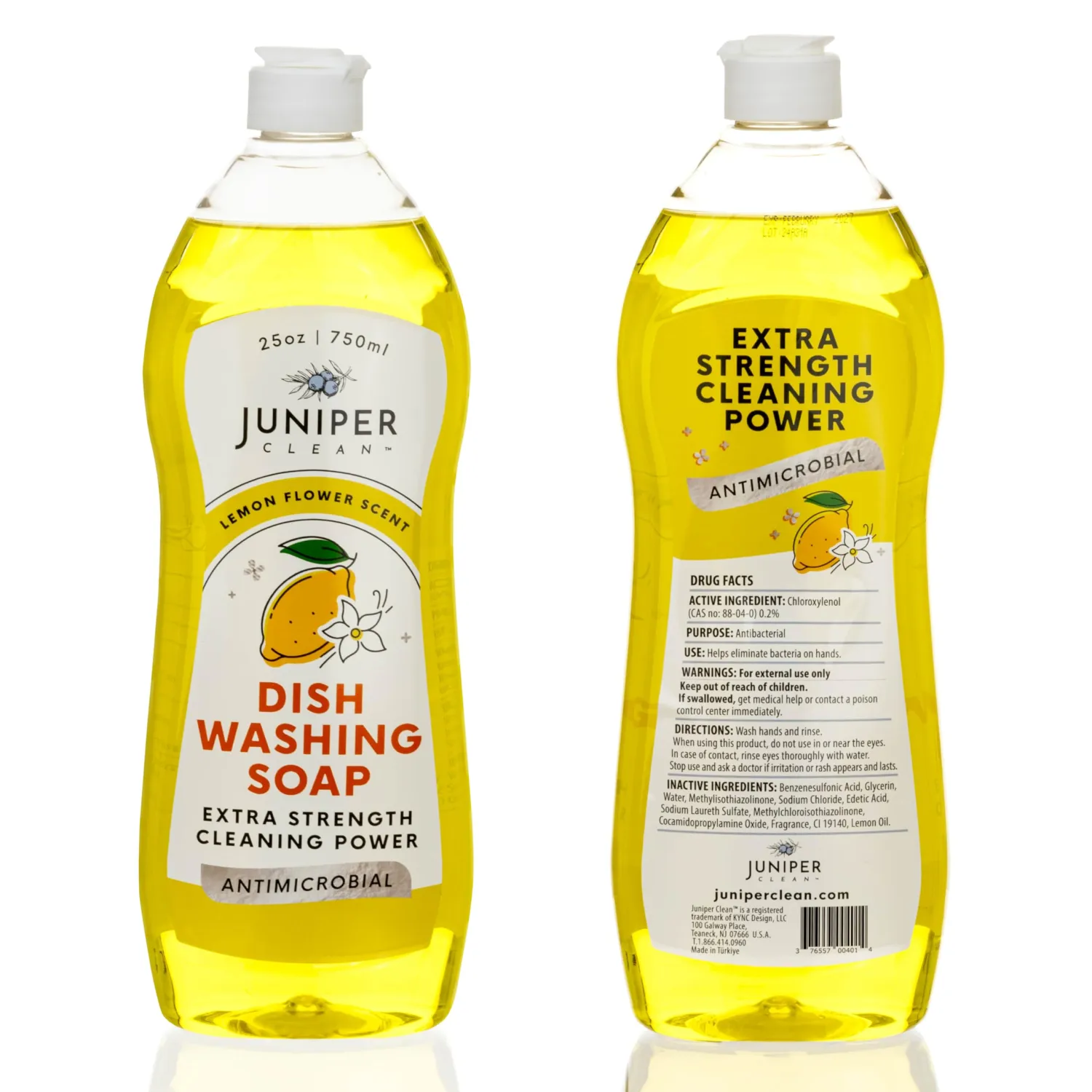 Dish Soap, Lemon Scent, Liquid Dish Washing Soap Squeeze Bottle 25 Fl Oz (Pack of 1)