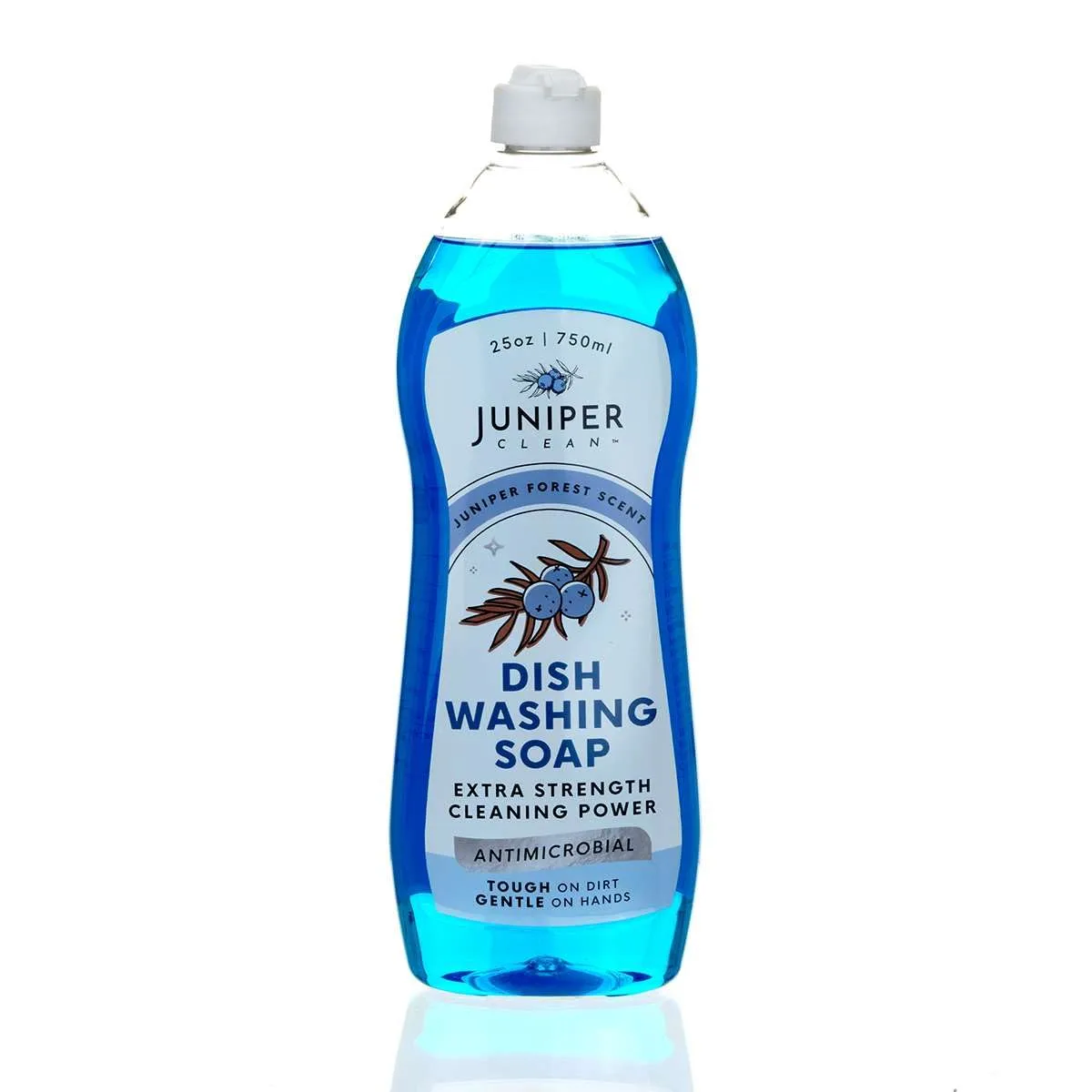 Dish Soap, Juniper Scent, Liquid Dish Washing Soap Squeeze Bottle 25 Fl Oz (Pack of 1)