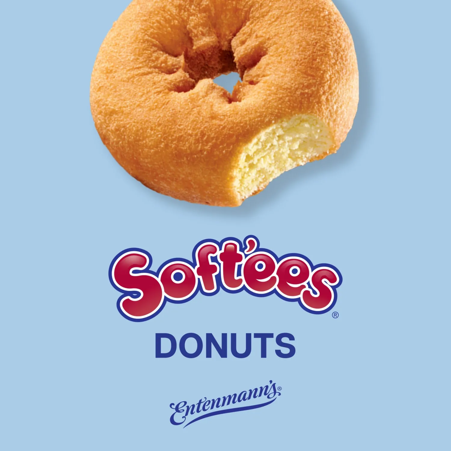Entenmann's Soft'ees Plain Donuts, 12 count, (1.27 oz each), Doughnuts, 15.25 oz Box
