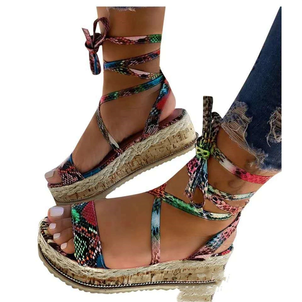 Peep-toe Muffins And Strappy Sandals