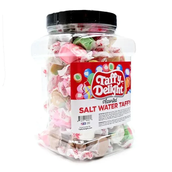 Taffy Delight Salt Water Taffy (16oz, Assorted Mix)