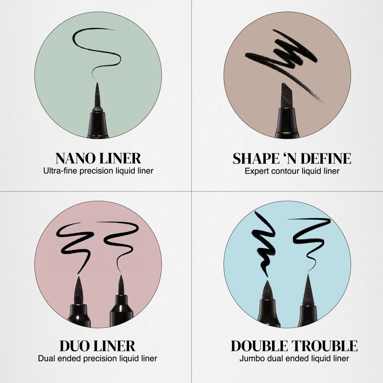 Absolute New York Super Slim Angled Tip Double Ended Liner (Duo Stroke)
