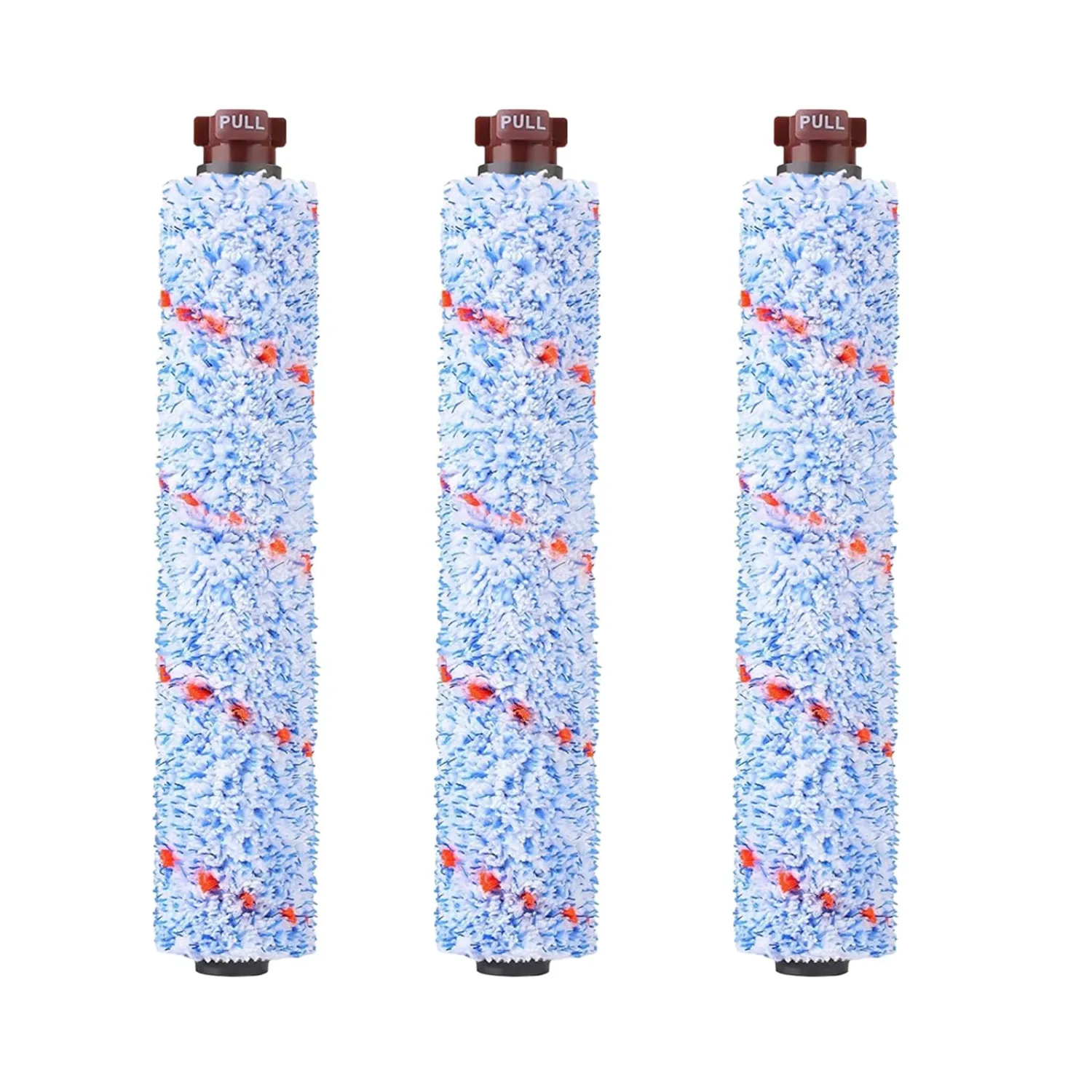 3 Pack Replacement 1868 CrossWave Multi-Surface Brush Roll, Brush Replacement Parts for Bissell CrossWave Pet Pro 1785A, 2306A Cordless Wet Dry Vac, Replace Part# 1608683, 160-8683.