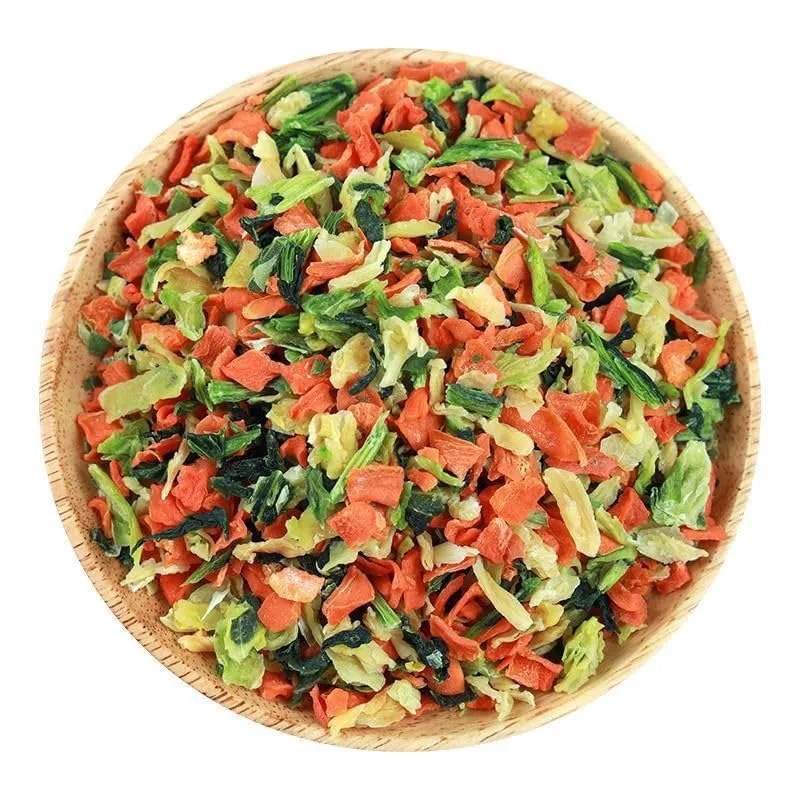Mixed Freeze-dried Vegetable Jerky, Various Freeze-dried Vegetable Chips, Carrots, Green Cabbage, Korean Dishes, Vegan,Salad Side Dishes, Ingredients for Home Kitchen Soup and Cooking (250g)