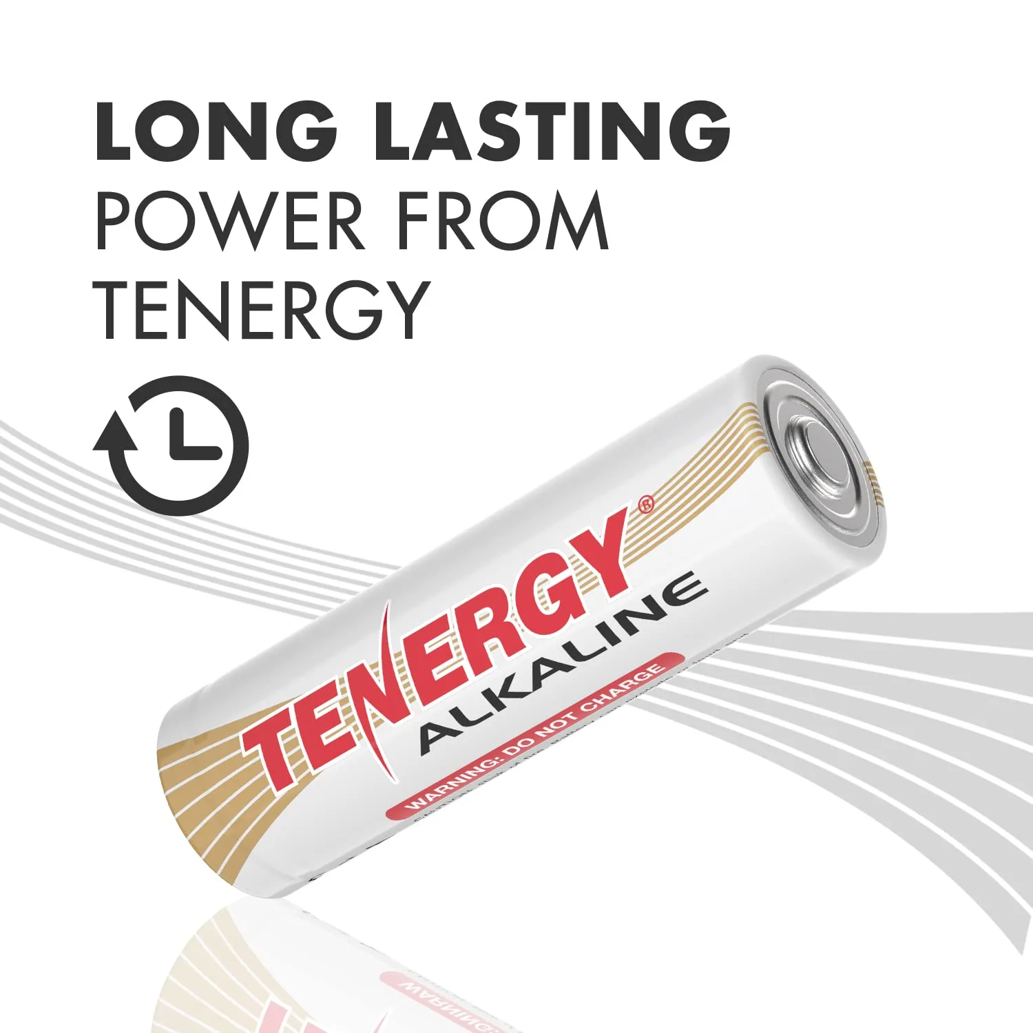 Tenergy 1.5V AA Alkaline Battery Non-Rechargeable Batteries for Clocks, Remotes, Toys & Electronic Devices, Replacement AA Cell Batteries, 24 Pack