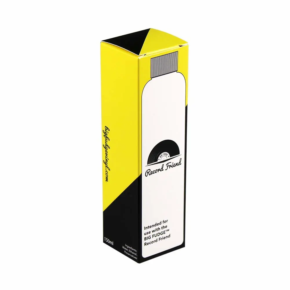 Big Fudge Vinyl Record Cleaning Solution - 150ml (5.1oz) Refill Bottle for Use Record Friend | Keep Your Collection Sounding Fresh As Ever!