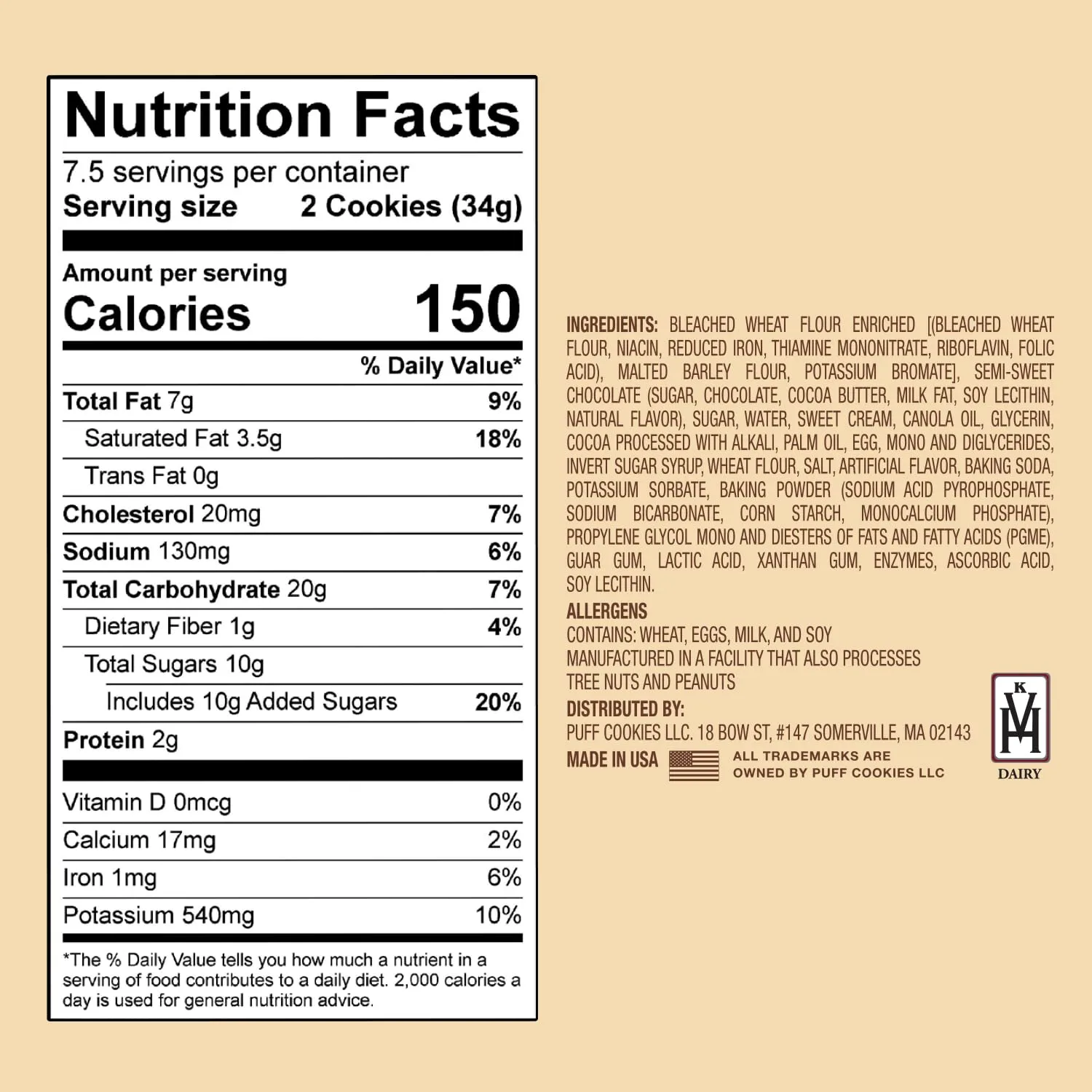 Puff Chocolate Chip Cookies, Ready-To-Eat Soft Baked Cookies, Loaded with Chocolate, 9 Oz Resealable Package, Unlike Any Other Cookie (Fudge Brownie)