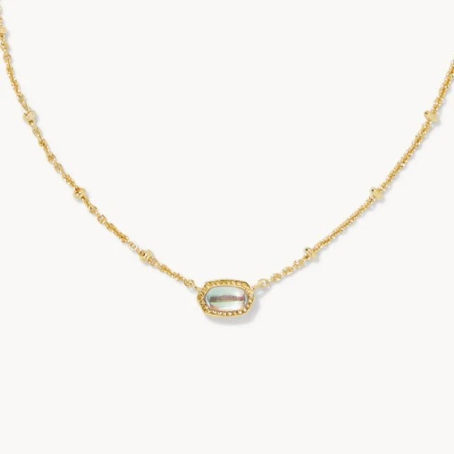 Fashionable Minimalist Electroplated Necklace