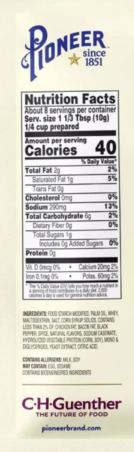 Pioneer Gravy & Seasoning Mixes - 2 packages (Gluten Free Brown & Country)
