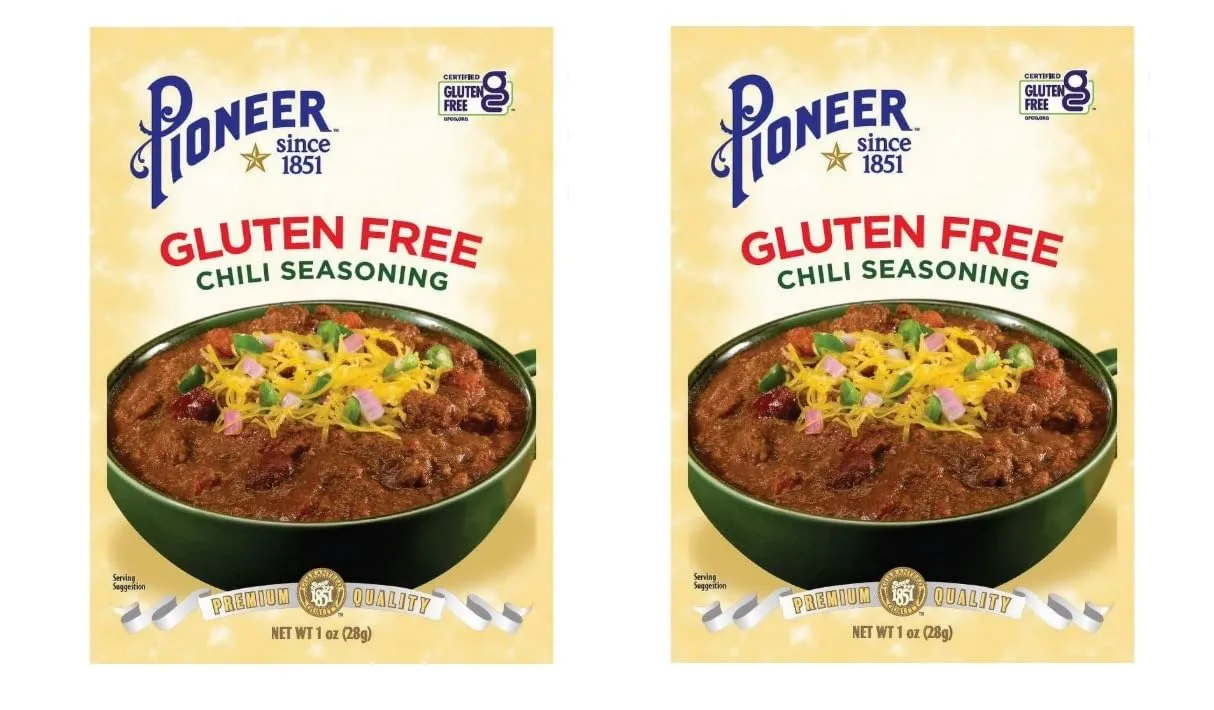Pioneer Gravy & Seasoning Mixes - 2 packages (Gluten Free Chili 1oz)