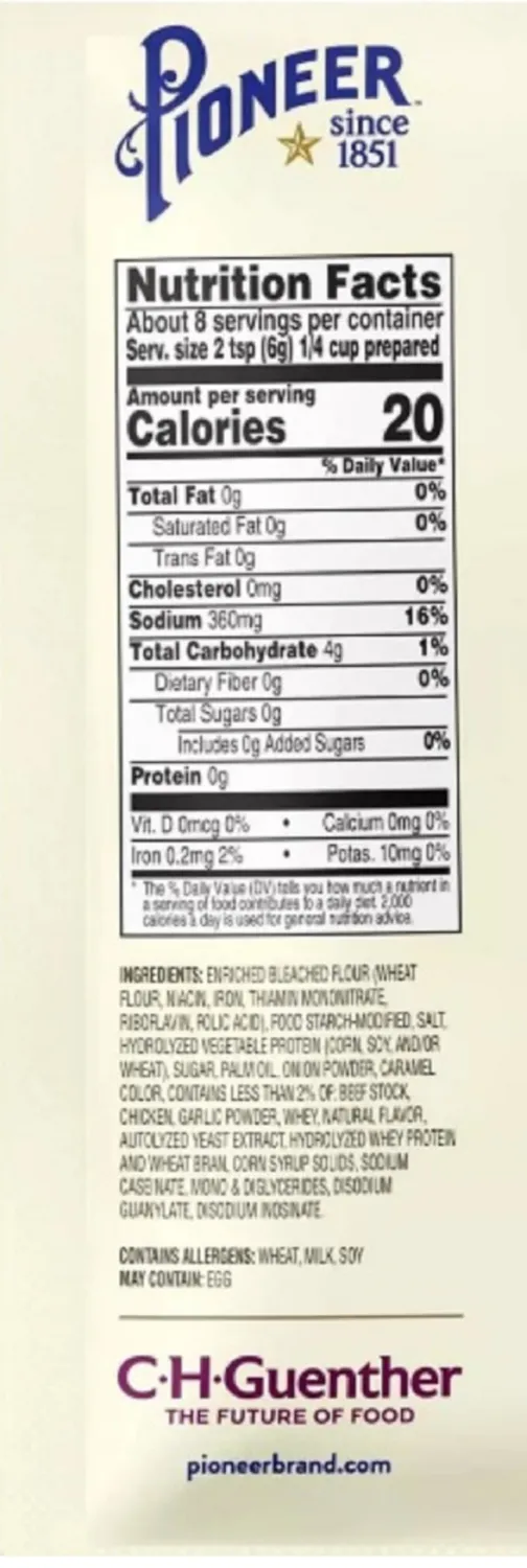 Pioneer Gravy & Seasoning Mixes - 2 packages (Brown 1.61oz)
